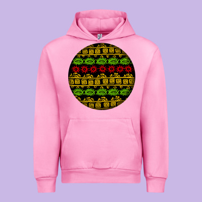 African Masks Round Earrings Urban Hoodie Designed By Bundleandbundleshop