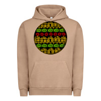 Pigment Burro african masks round earrings Urban Hoodie - BundleAndBundleShop