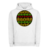 Pigment Lunar Rock african masks round earrings Urban Hoodie - BundleAndBundleShop