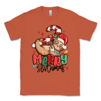 Copper merry slothmas Classic Tee - MaliasSmallBusiness