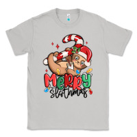 Moon Dust merry slothmas Classic Tee - MaliasSmallBusiness