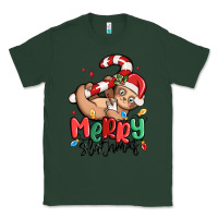 Sports Green merry slothmas Classic Tee - MaliasSmallBusiness
