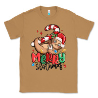 Toasted Coconut merry slothmas Classic Tee - MaliasSmallBusiness