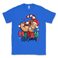 True Royal merry slothmas Classic Tee - MaliasSmallBusiness