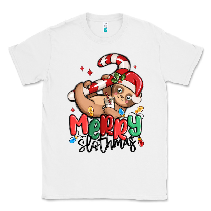 Merry Slothmas Classic Tee by MaliasSmallBusiness | Teevron