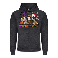 Happy Hallothanksmas Heifers Vintage Hoodie | Teevron