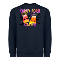 Navy candy corn cute Heavyweight Sweatshirt - LillyAllenDesigns
