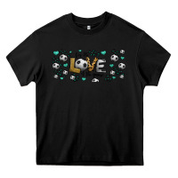 Black for the love of the game soccer Heavy Core Tee - Jasminsmagicworld