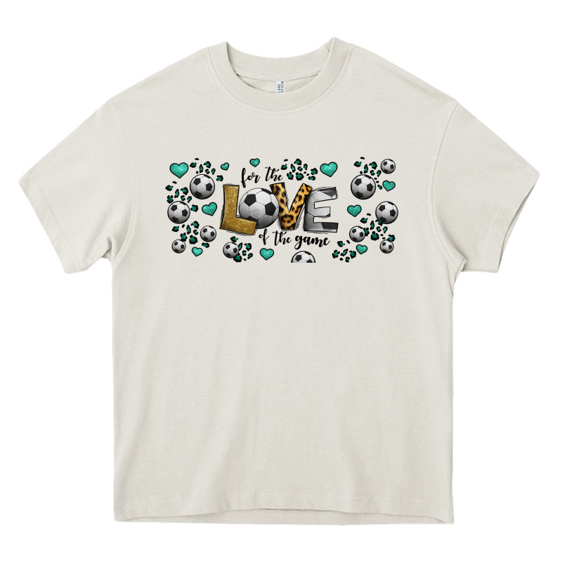 For The Love Of The Game Soccer Heavy Core Tee by Jasminsmagicworld | Teevron