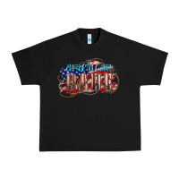 Black American babe Urban Heavy Tee - NancyCooperArtShop