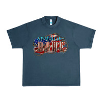 Midnight Navy American babe Urban Heavy Tee - NancyCooperArtShop