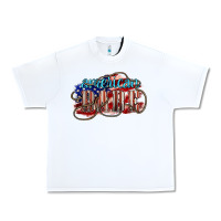 White American babe Urban Heavy Tee - NancyCooperArtShop