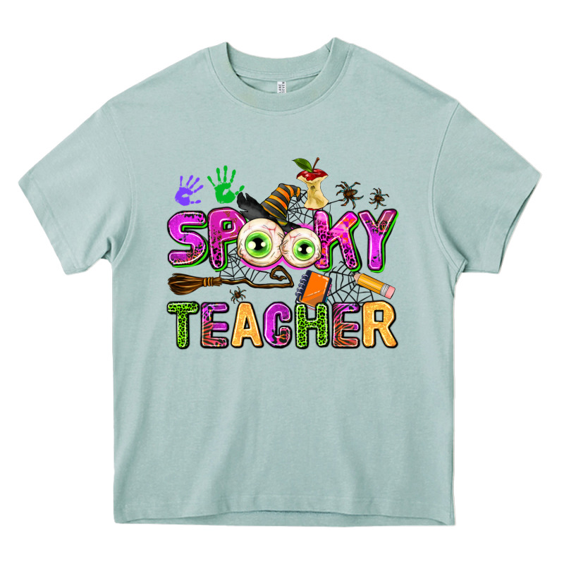 Spooky Teacher Heavy Core Tee by AdoDesignShop | Teevron