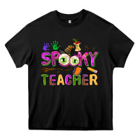 Black spooky teacher Heavy Core Tee - AdoDesignShop