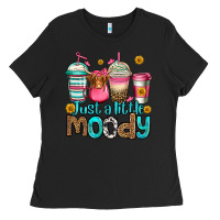 Black just a little moody coffee cups Ladies Tee - Jasminsmagicworld
