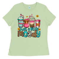 Matcha just a little moody coffee cups Ladies Tee - Jasminsmagicworld