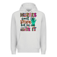Dove Grey cowgirl nurses can't fix stupid Premium Hoodie - CowGirlArtShop