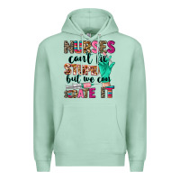Seafoam cowgirl nurses can't fix stupid Premium Hoodie - CowGirlArtShop