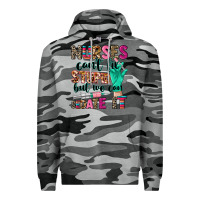 Slate Camo cowgirl nurses can't fix stupid Premium Hoodie - CowGirlArtShop