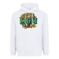 White Aztec Mom Mother's Day Heavyweight Hoodie - CowGirlArtShop