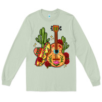 Matcha mexican guitar Long Sleeve Tee - LillyAllenDesigns