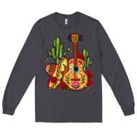 Smoke mexican guitar Long Sleeve Tee - LillyAllenDesigns