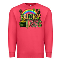 Cardinal Lucky dog St. Patrick's Day Premium Sweatshirt - CowGirlArtShop