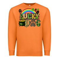 Carrot Lucky dog St. Patrick's Day Premium Sweatshirt - CowGirlArtShop