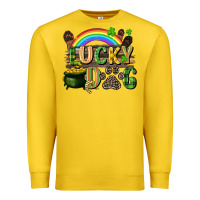 Lemon Lucky dog St. Patrick's Day Premium Sweatshirt - CowGirlArtShop
