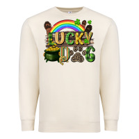 Sandshell Lucky dog St. Patrick's Day Premium Sweatshirt - CowGirlArtShop