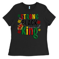 Black strong black king Ladies Tee - Artiststas