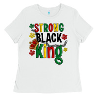 White strong black king Ladies Tee - Artiststas