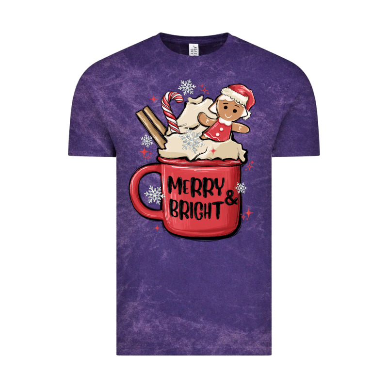 Merry And Bright Vintage Tee by MaliasSmallBusiness | Teevron