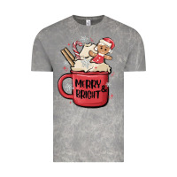 Cloud Rock merry and bright Vintage Tee - MaliasSmallBusiness