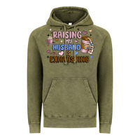 Vintage Olive raising my husband is exhausting Vintage Hoodie - MaliasSmallBusiness