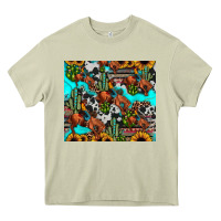 Mossy rodeo cowboy tumbler Heavy Core Tee - JahusDesignShop
