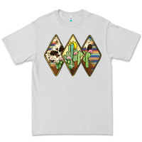 Dove Grey cactus serape cowhide Premium Tee - JahusDesignShop