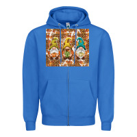 True Royal Fall gnomes Zipper Hoodie - NancyCooperArtShop