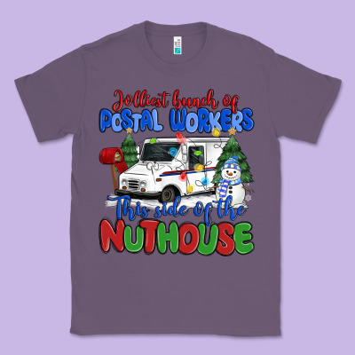 Jolliest Bunch Of Postal Workers This Side Of The Classic Tee Designed By Maliassmallbusiness