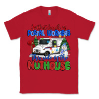 Red jolliest bunch of postal workers this side of the Classic Tee - MaliasSmallBusiness