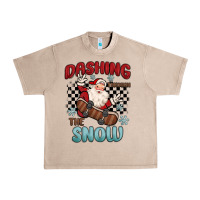 French Oak dashing through the snow Urban Heavy Tee - MaliasSmallBusiness