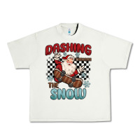 Pistachio dashing through the snow Urban Heavy Tee - MaliasSmallBusiness