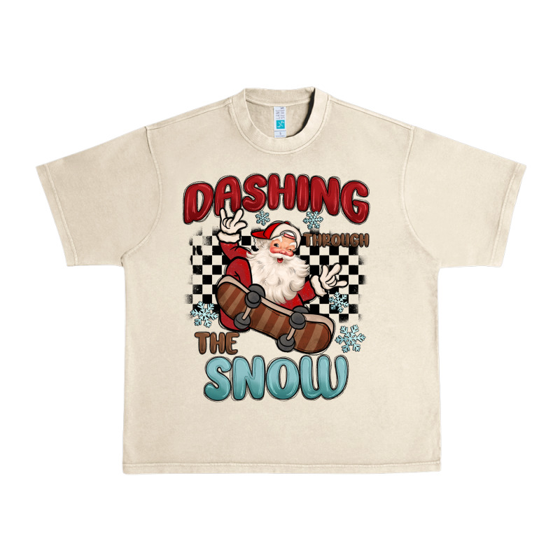 Dashing Through The Snow Urban Heavy Tee by MaliasSmallBusiness | Teevron