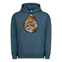 Pigment Midnight Navy mexican teardrop  2 Urban Hoodie - BundleAndBundleShop