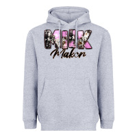 Heather Grey Milk Maker Mother's Day Heavyweight Hoodie - CowGirlArtShop
