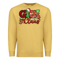 Antique Gold Gigi claus christmas mother's day Premium Sweatshirt - HowdyJamesFarm