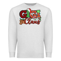 Oatmeal Heather Gigi claus christmas mother's day Premium Sweatshirt - HowdyJamesFarm