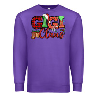 Purple Gigi claus christmas mother's day Premium Sweatshirt - HowdyJamesFarm