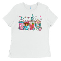 White easter longhaired cow coffee cups Ladies Tee - Jasminsmagicworld