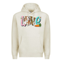 Oatmeal Heather Love Easter Rabbit Easter Day Premium Hoodie - HowdyJamesFarm